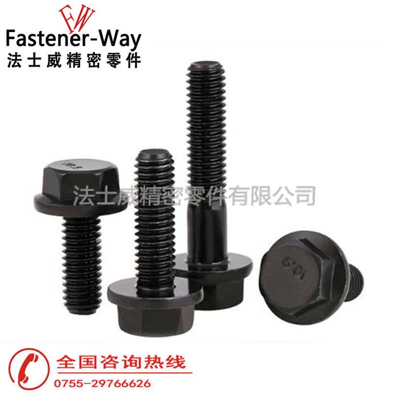 國(guó)標(biāo)高強(qiáng)度平頭無花齒法蘭面螺栓