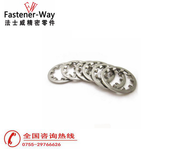 碳鋼鍍鋅GB861.1內花齒墊圈 防松止動墊片