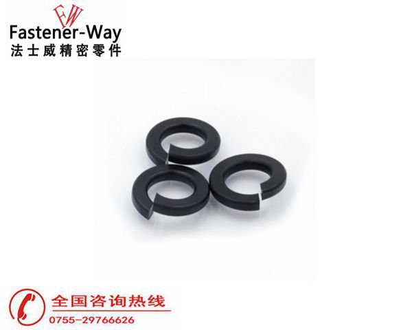 碳鋼鍍鋅發黑DIN127彈墊 開口彈簧墊圈5
