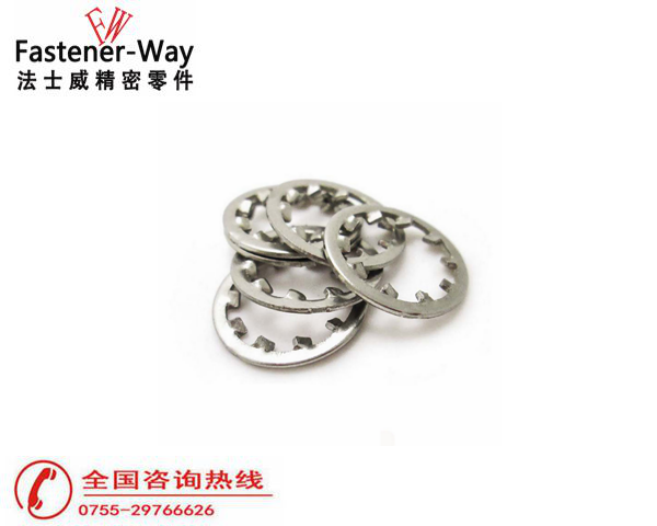 碳鋼鍍鋅GB861.1內花齒墊圈 防松止動墊片